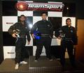 Stage winners in the 2012 Colleges Karting competition