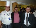 Top chef Cyrus Todiwala MBE with Barnet College catering lecturers