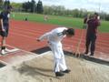 Students compete in the Long Jump