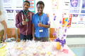 Students run the stall at the Mothers' Day sale