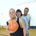 Getting ready for the games - at the 2012 Sports Relief event