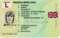 driving provisional licence forms acceptable card information drive front learning pass birth sgm test motorway vehicle gb