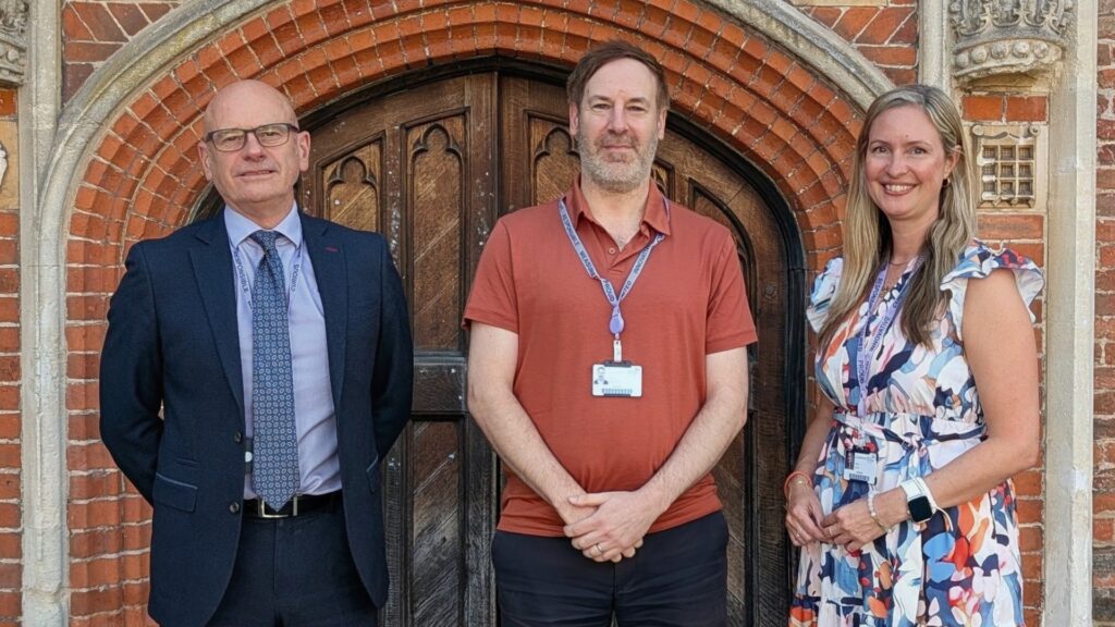 Neil Coker with Adam Goldstein and Jenny Jarvis