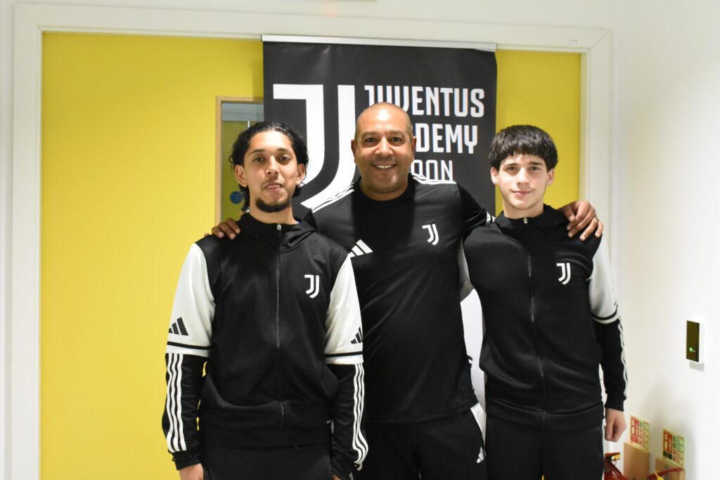 Juventus students with tutor