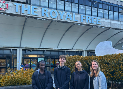 students at Royal Free Hospital